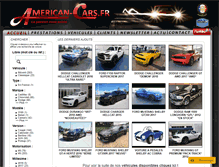 Tablet Screenshot of american-cars.fr